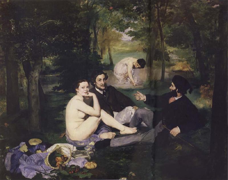 Edouard Manet Luncheon on the Grass oil painting image